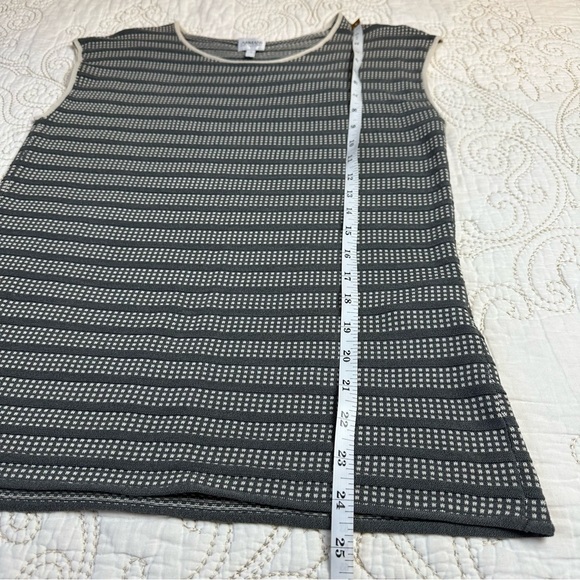 Armani lightweight knit sleeveless stripe top - Picture 4 of 9